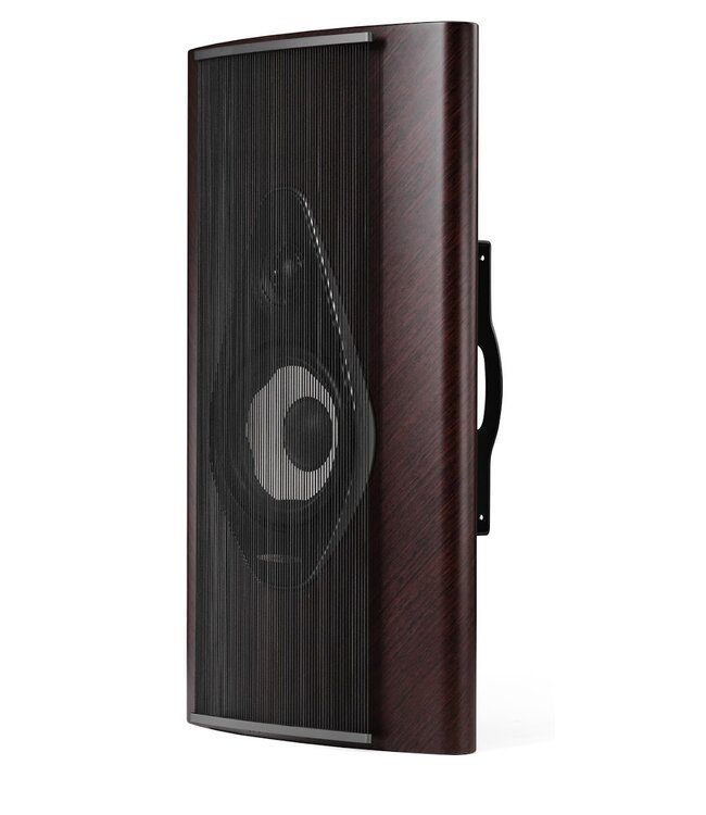 Sonus faber Olympica G3 Wall: 2-weg on-wall luidspreker met 1,1-inch Damped Apex Dome-tweeter, 6,5-inch Camelia-midwoofer, Phase Coherence Crossover met IFF Paracross Topology, 45-graden herringbone fineer en slank profiel van 215mm diepte