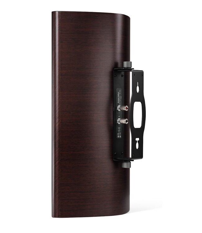 Sonus faber Olympica G3 Wall: 2-weg on-wall luidspreker met 1,1-inch Damped Apex Dome-tweeter, 6,5-inch Camelia-midwoofer, Phase Coherence Crossover met IFF Paracross Topology, 45-graden herringbone fineer en slank profiel van 215mm diepte