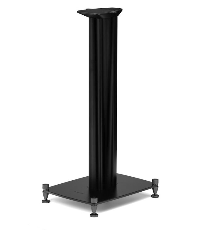 Sonus faber Olympica G3 Stand: dedicated luidspreker standaard voor de Sonus faber Olympica G3 I, afgestemd op de optimale tweeter-oorhoogte en uitgevoerd in Wenge of Walnut passend bij de Olympica G3-lijn