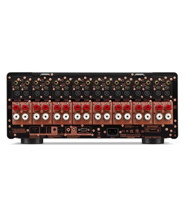 Marantz AMP 10: 16-kanaals eindversterker met 200W per kanaal, HDAM-SA2 en gebalanceerde ingangen