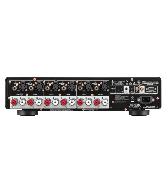 Marantz AMP 30: 6-kanaals eindversterker, Made in Japan, 200W per kanaal, HDAM en klasse D