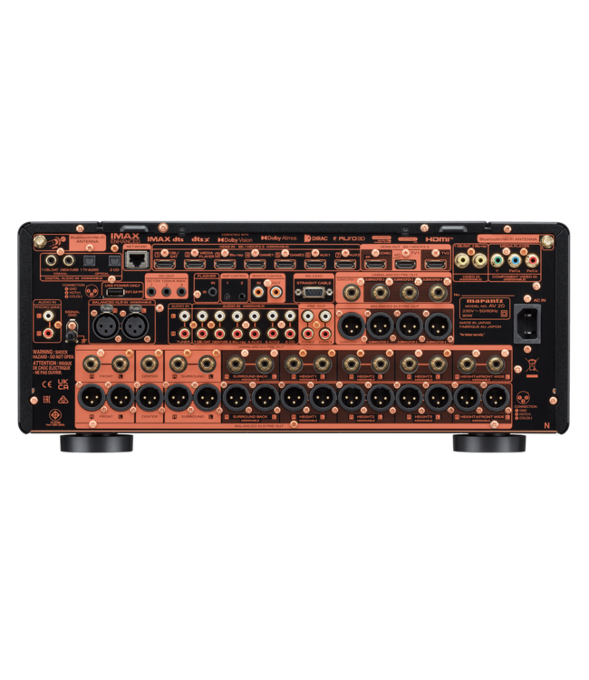 Marantz AV 20: 13.4-kanaals AV-processor, Made in Japan, HDAM SA3, Dolby Atmos en Auro-3D