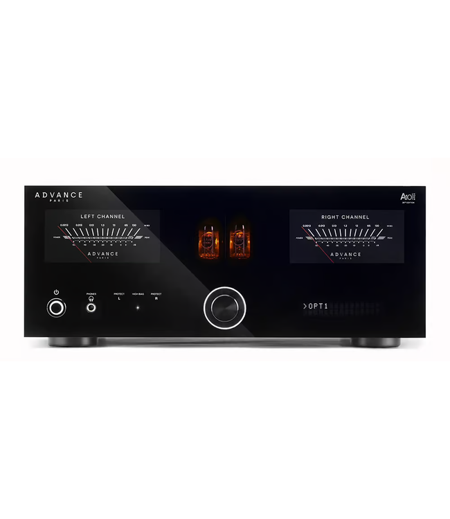 Advance Paris A10 APEX: hybride versterker met buizenvoorversterker, 2x130W, XLR en HDMI eARC