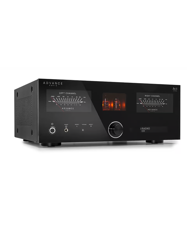 Advance Paris A10 APEX: hybride versterker met buizenvoorversterker, 2x130W, XLR en HDMI eARC