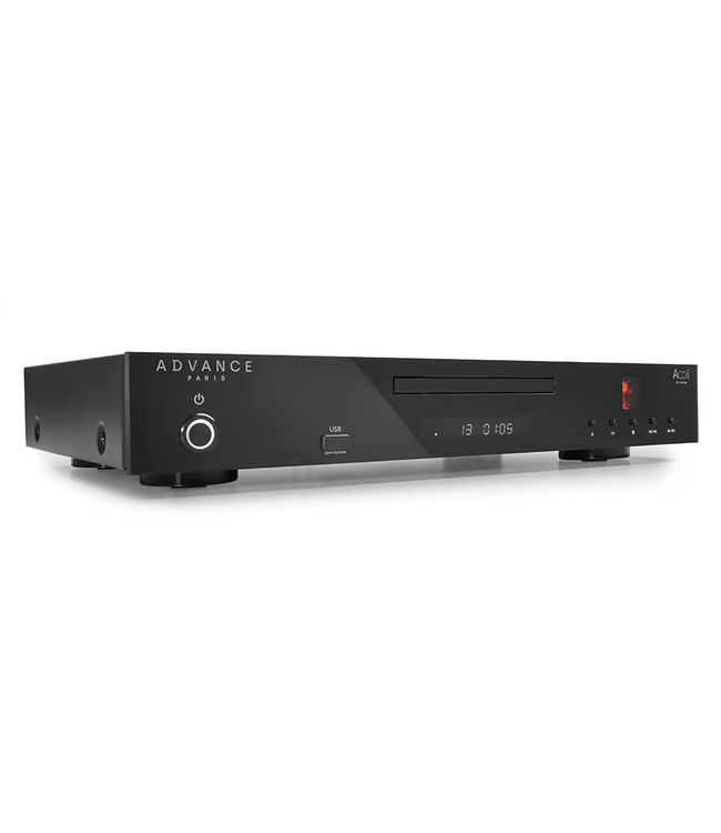 Advance Paris ACD APEX: hybride cd-speler met buizen uitgangstrap, Wolfson DAC en XLR uitgang