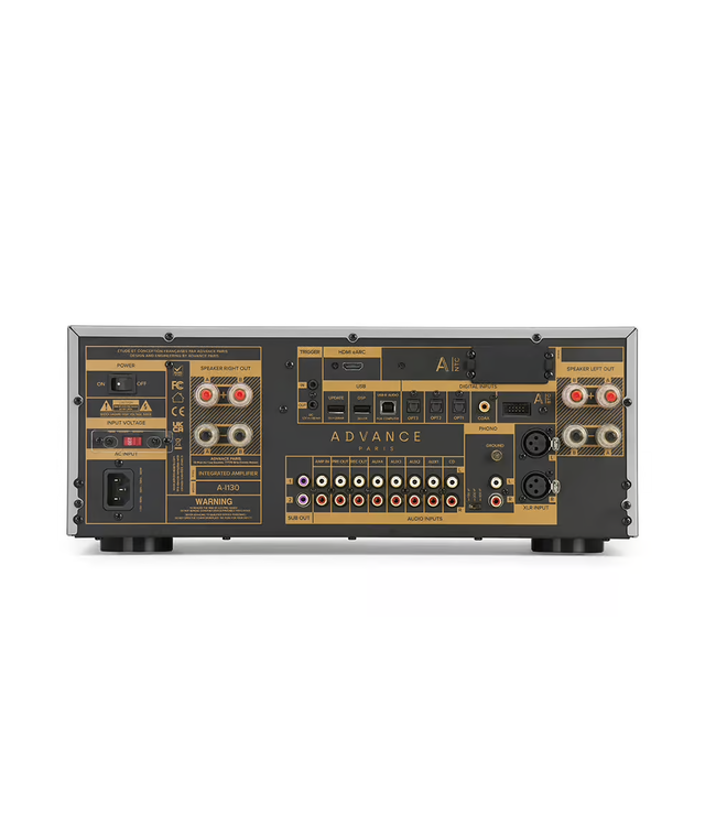 Advance Paris A-i130 NOVA: hybride versterker met ECC81-buizen, 2x133W, DSP en HDMI eARC