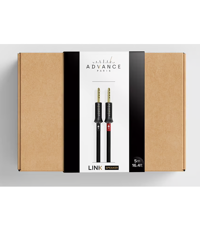 Advance Paris LINK-Luidsprekerkabel: OCC-koper, Link Grip banaanconnectoren, set 2x3m tot 2x5m