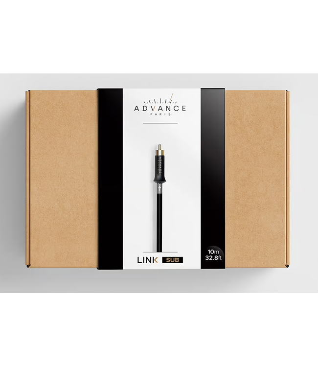 Advance Paris LINK Subwoofer Interlink: mono RCA-kabel, OCC-koper en Link Grip connectoren