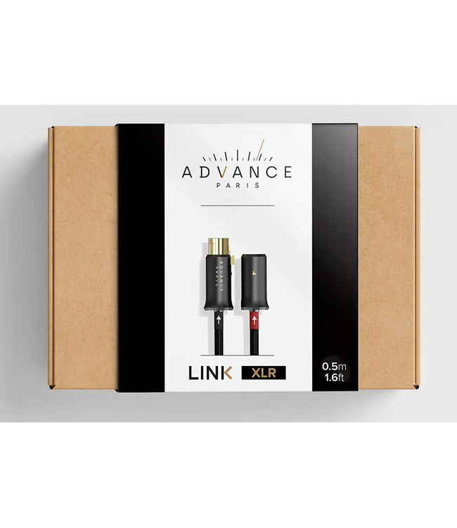 Advance Paris LINK XLR Interlink: gebalanceerde OCC-koper kabel met Link Grip connectoren