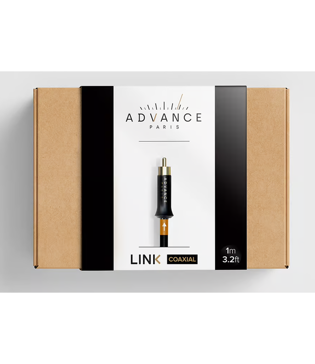 Advance Paris LINK Coax Interlink: 75 Ohm digitale coaxkabel met OCC-koper en Link Grip connectoren