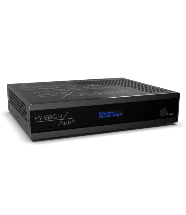 AudioControl Axis10: 10-kanaals eARC audio-over-IP processor met Dante/AES67 en Dolby Atmos