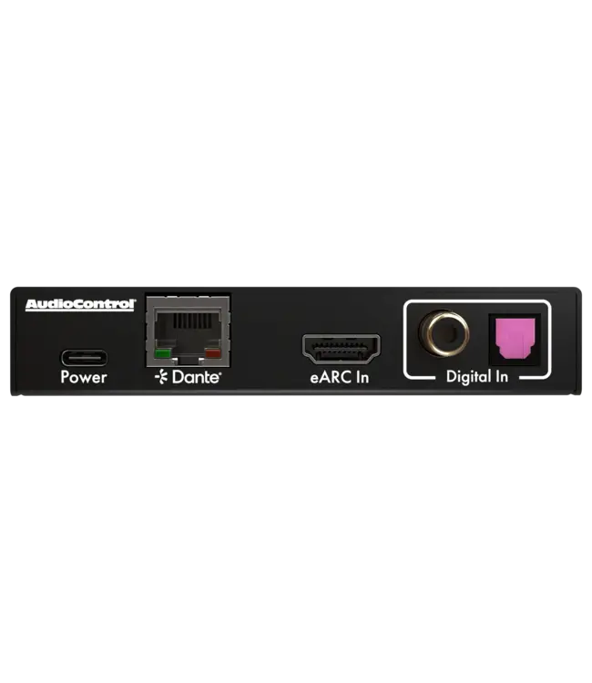 AudioControl Axis2: stereo eARC Dante/AES67 encoder voor gedistribueerde audio