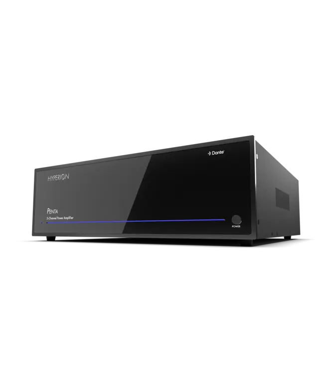 AudioControl Penta: 5-kanaals Class-H eindversterker, 5x230W, Dante en XLR