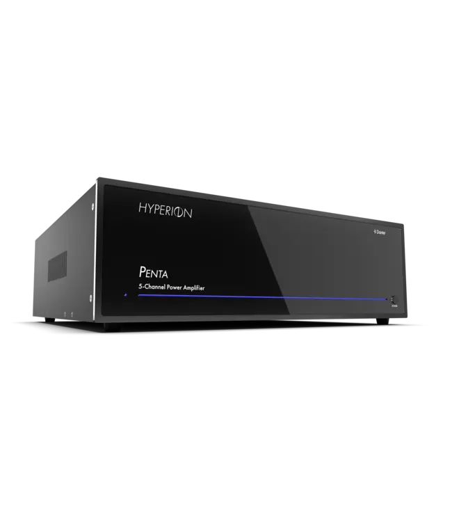 AudioControl Penta: 5-kanaals Class-H eindversterker, 5x230W, Dante en XLR