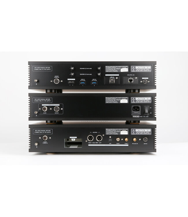 Aurender N50: triple-chassis muziekserver met OCXO, Roon Ready en DSD1024