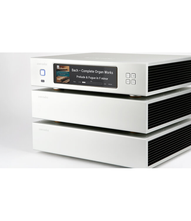Aurender N50: triple-chassis muziekserver met OCXO, Roon Ready en DSD1024