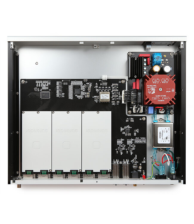 Aurender NH10: audiofiele netswitch met OCXO, SFP-isolatie en lineaire voeding