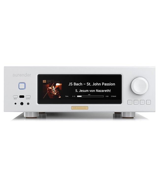 Aurender A1 15th Anniversary: quad-DAC muziekserver met AKM4499EX, XLR en koptelefoonversterker