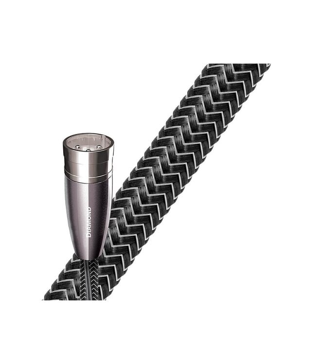 Audioquest Diamond AES/EBU Kabel 1 Meter – Solid Perfect-Surface Silver, 72V DBS en 7-Laagse Carbon Afscherming