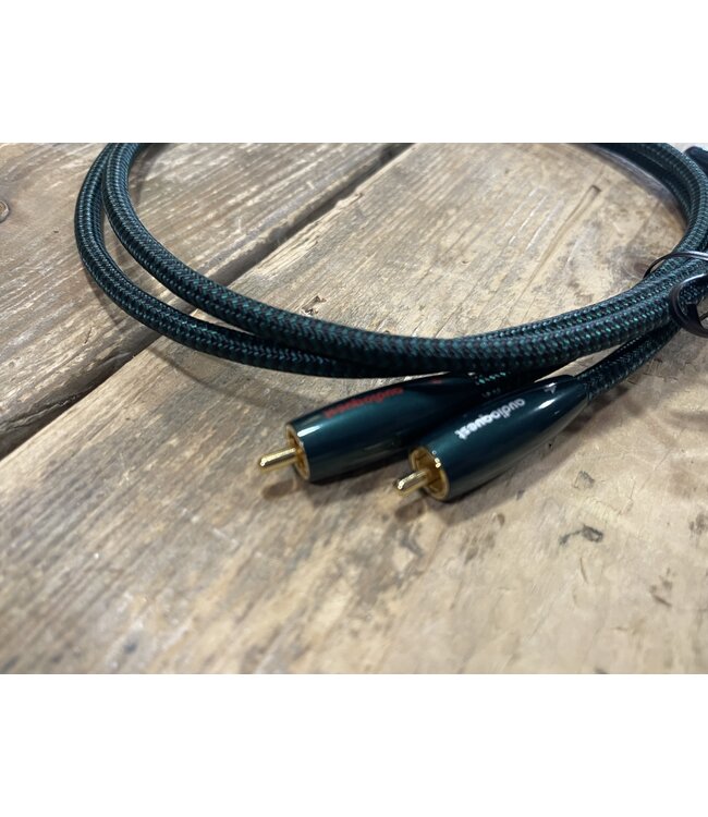 Audioquest Chicago RCA-RCA 0,75 Meter – LGC Geleiders, Hard-Cell Foam en NDS | Demomodel Zonder Verpakking