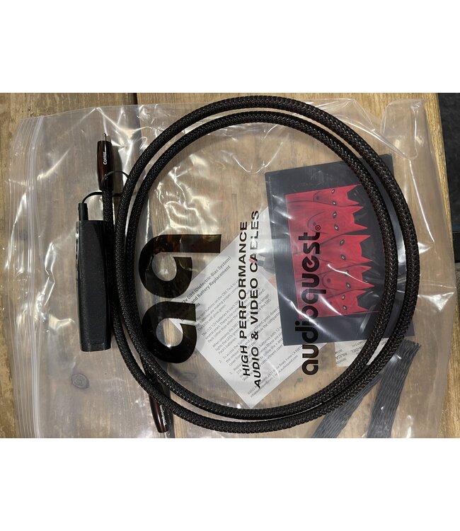 Audioquest Coffee Digital Coax 1,5 Meter – 10% Verzilverde Geleiders, DBS en 6-Laags NDS | Demomodel in Originele Verpakking