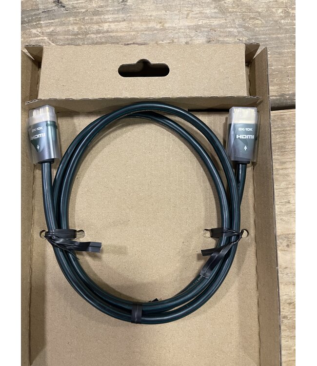 Audioquest Forest 48 HDMI 1 Meter – 48Gbps, 8K/10K, eARC en 0,5% Silver-Plated Copper | Nieuw in Beschadigde Verpakking