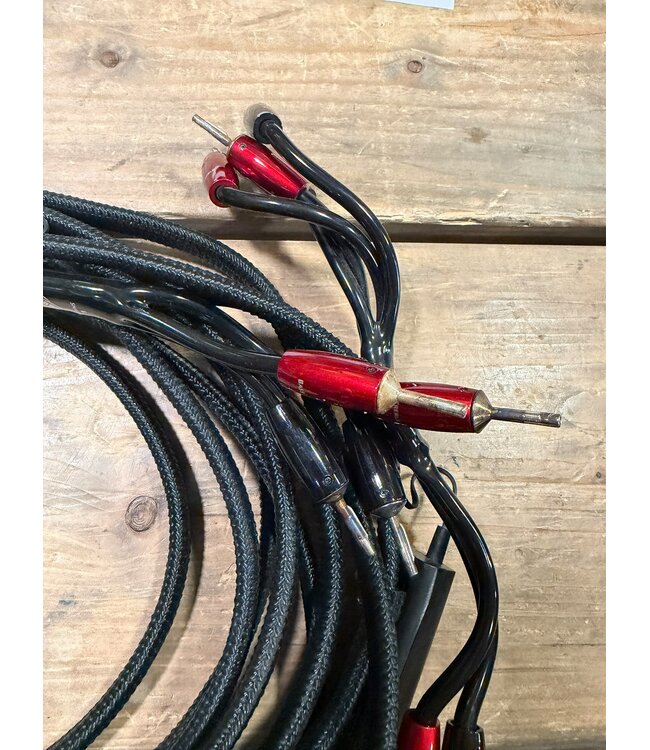 Audioquest Rocket 88 BiWire Luidsprekerkabel 2,5 Meter – PSC+ Geleiders, Dubbel Star-Quad Geometrie en DBS | Via Inruil Verkregen