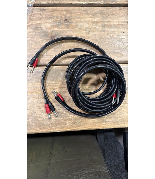 Audioquest Rocket 11 Zwart Luidsprekerkabel 3 Meter – Semi-Solid LGC Geleiders en Dubbele Laag-Inductantie Geometrie | Demomodel