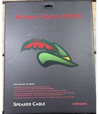 Audioquest AudioQuest Robin Hood ZERO | Single Luidsprekerkabel | 2 Meter | Inruil