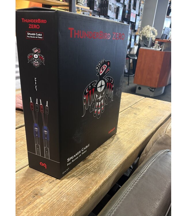 Audioquest Thunderbird COMBO BiWire Set 2 Meter – PSC+ Geleiders, ZERO-Tech, RF/ND-Tech en 72V DBS | Via Inruil – Levenslange Garantie