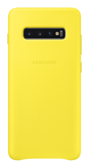 Galaxy S10 Plus Leren Hoesje EF-VG975 Geel
