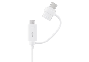 Galaxy Kombi-Kabel Typ C + Micro USBEP-DG930Weiß