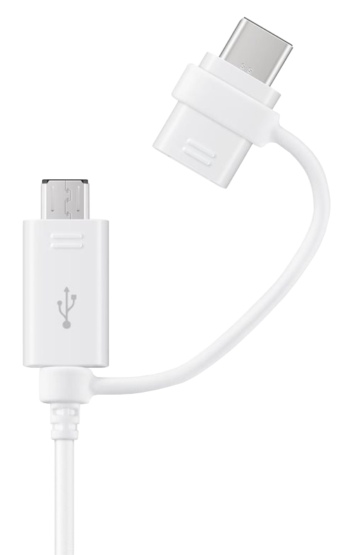 Galaxy Combi Cable Type C + Micro USB EP-DG930 White