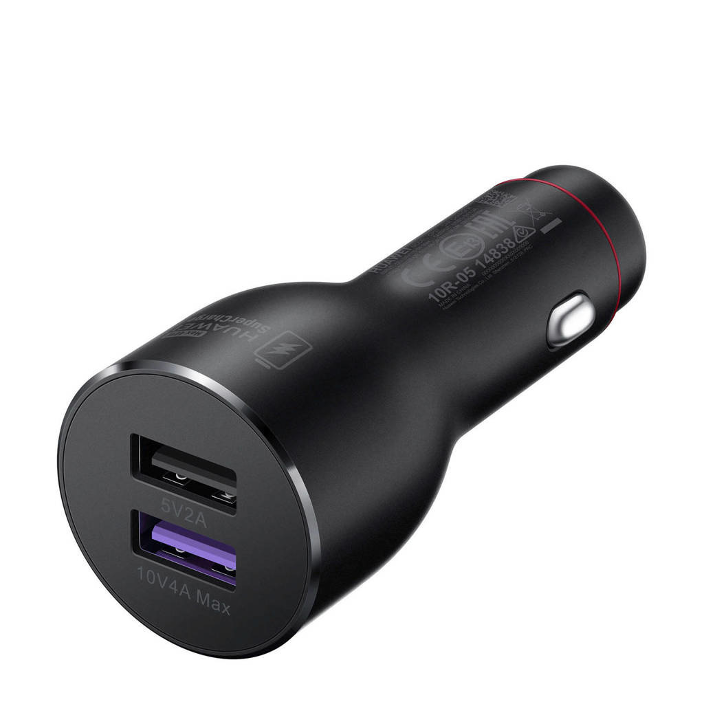 Autolader 2 USB Fast Charging 40W CP37 Zwart