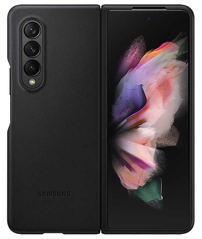 Galaxy Z Fold3 5G Leren hoesje EF-VF926 Zwart