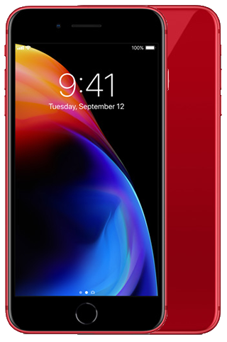 Refurbished iPhone 8 Plus 256GB Rood