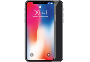 Refurbished iPhone X64GBZwart