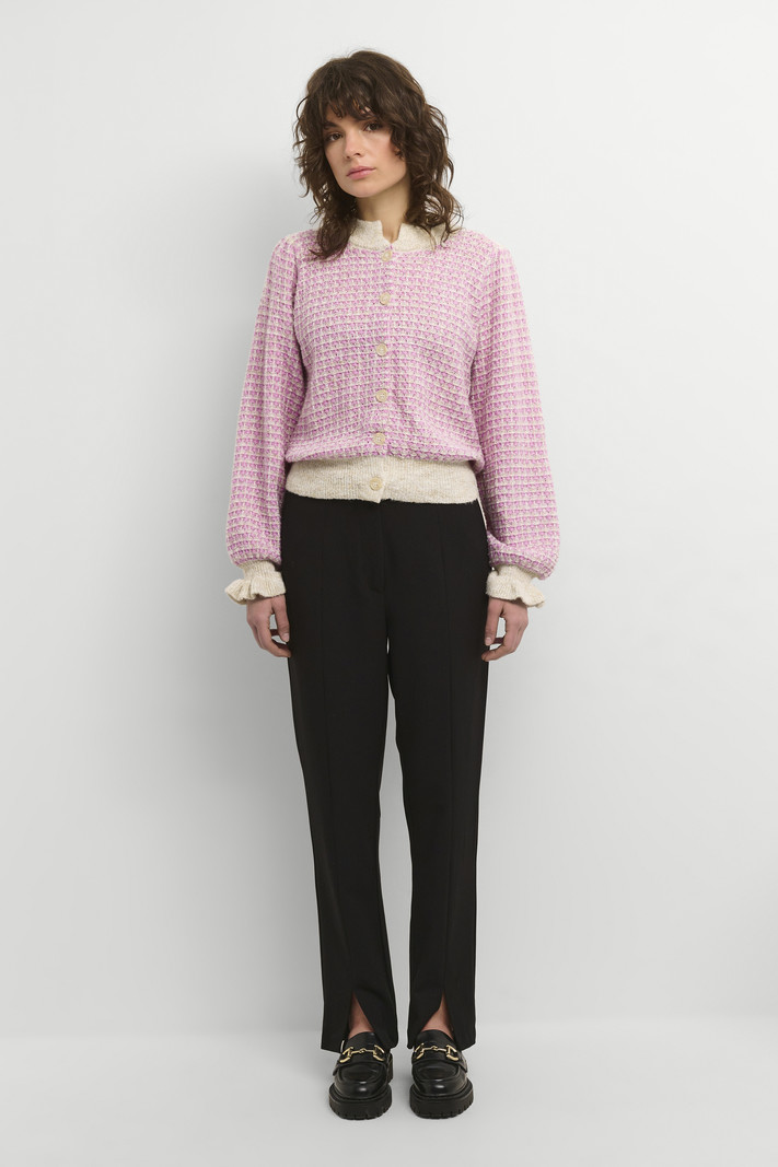 Karen by Simonsen FiffieKB gebreide cardigan roze