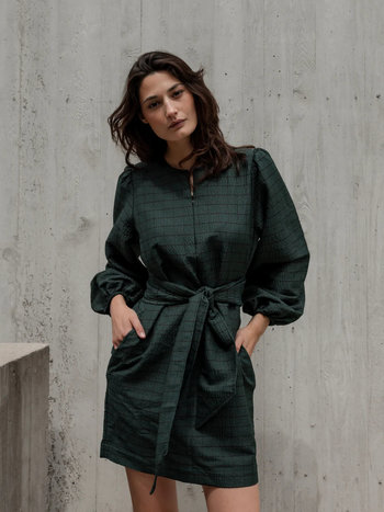 Liv The Label Billie Dress Green Check