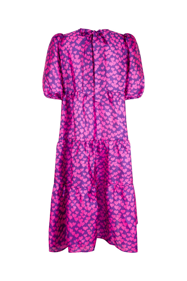 Cras Lilicras Dress Heartbeats Purple