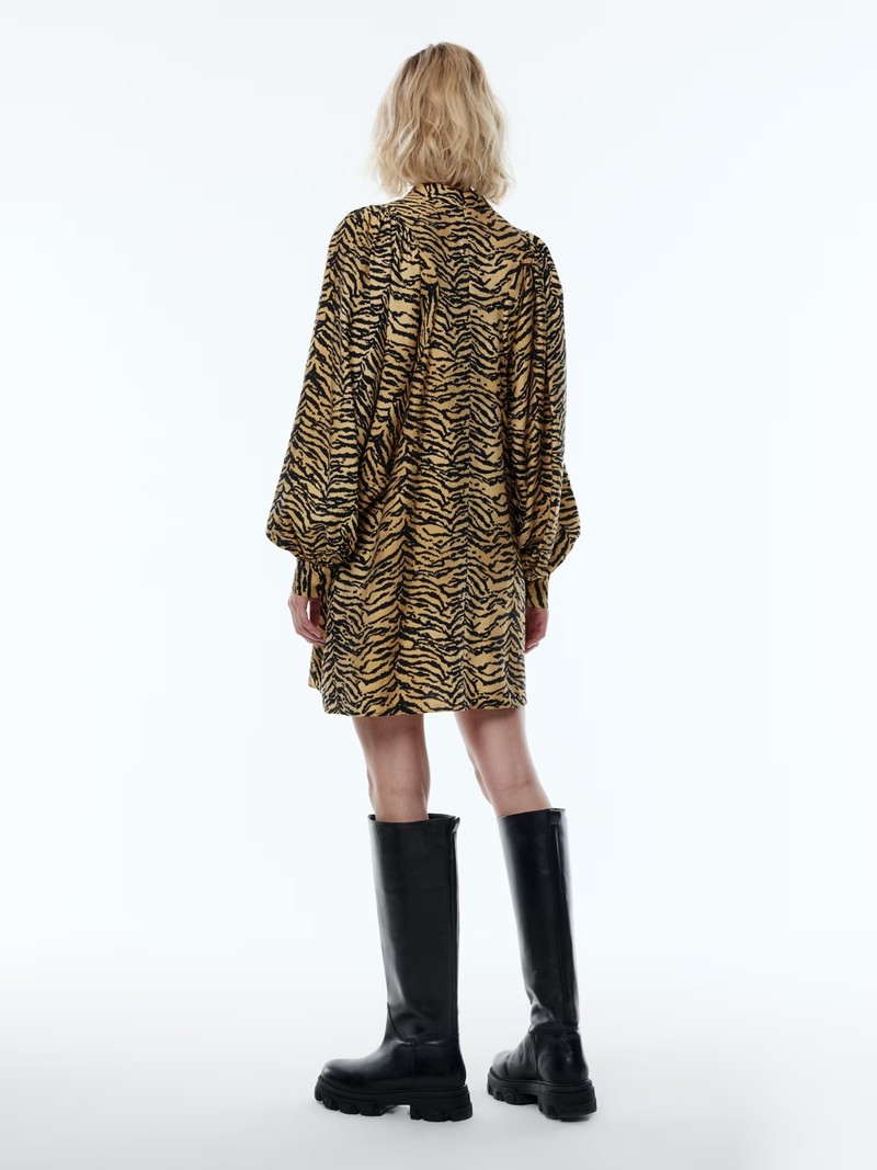 Edited Addie Dress Tiger Print