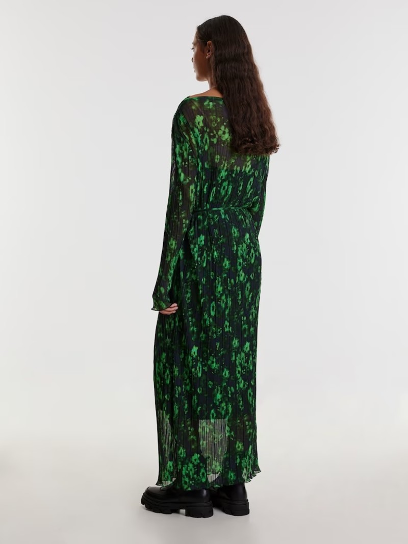 Edited Mika jurk met groene florale print