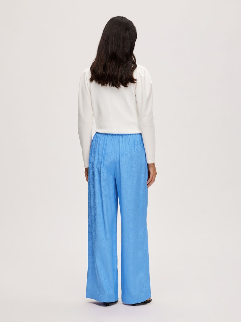 Selected Femme SLF Wide pant Ultramarine