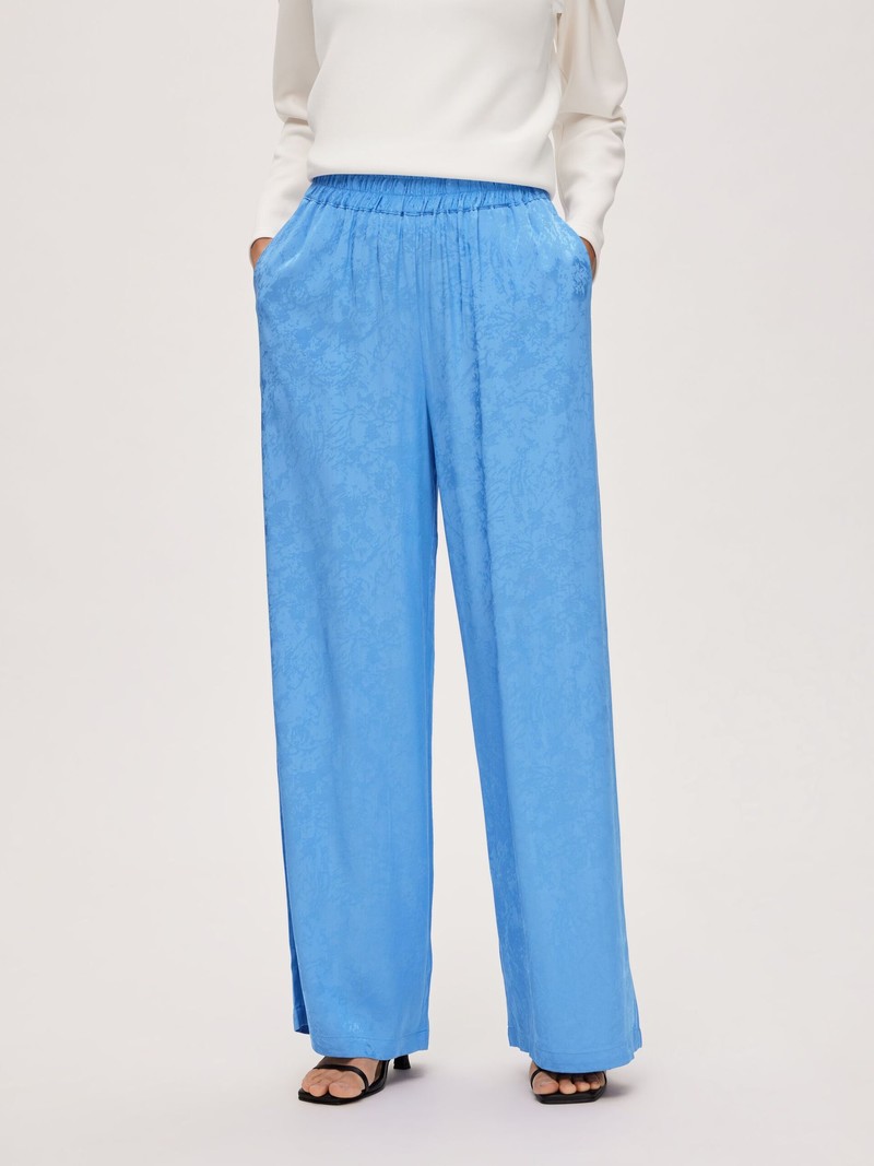 Selected Femme SLF Wide pant Ultramarine