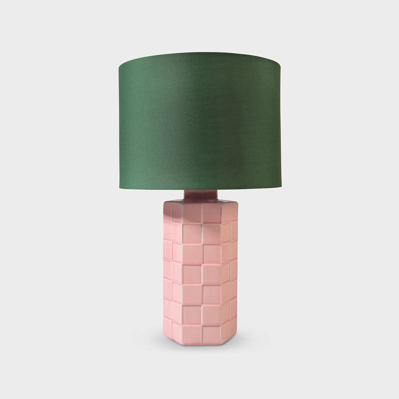 &Klevering Lamp Check Pink Green