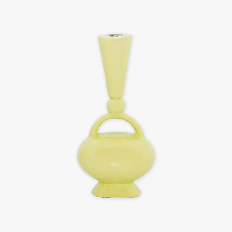 Urban Nature Culture Yellow Candle Holder