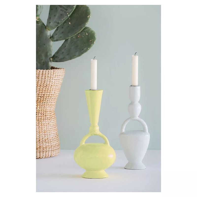 Urban Nature Culture Yellow Candle Holder