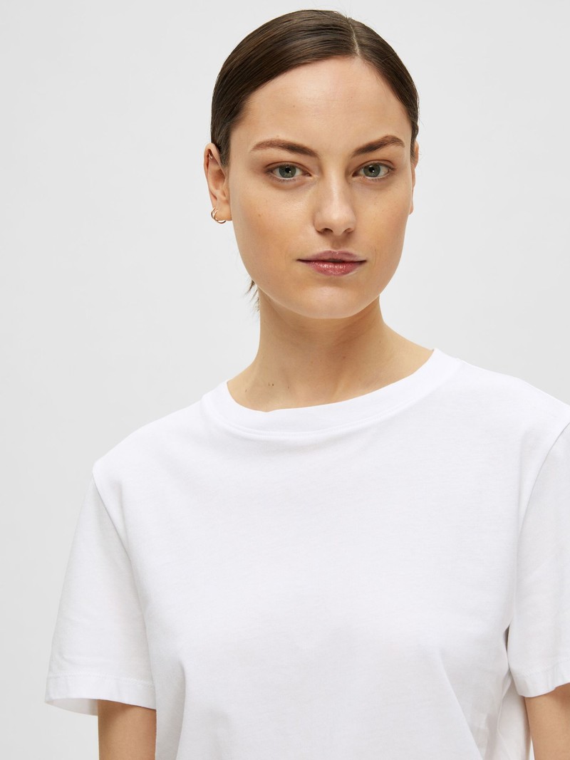 Selected Femme SLF Essential SS BOXY T-shirt