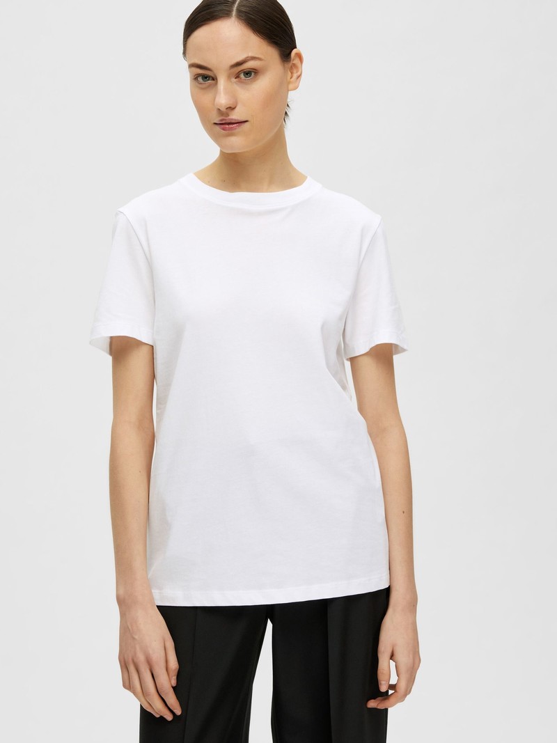 Selected Femme SLF Essential SS BOXY T-shirt