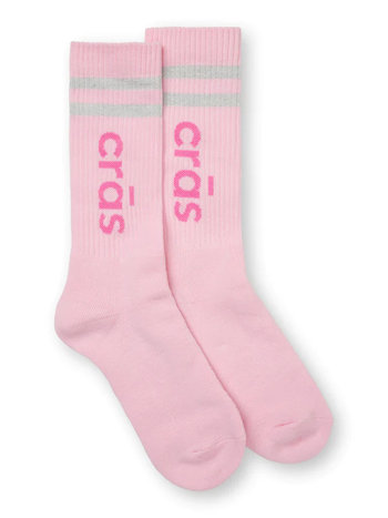 Cras Logo Sock Pink Lady